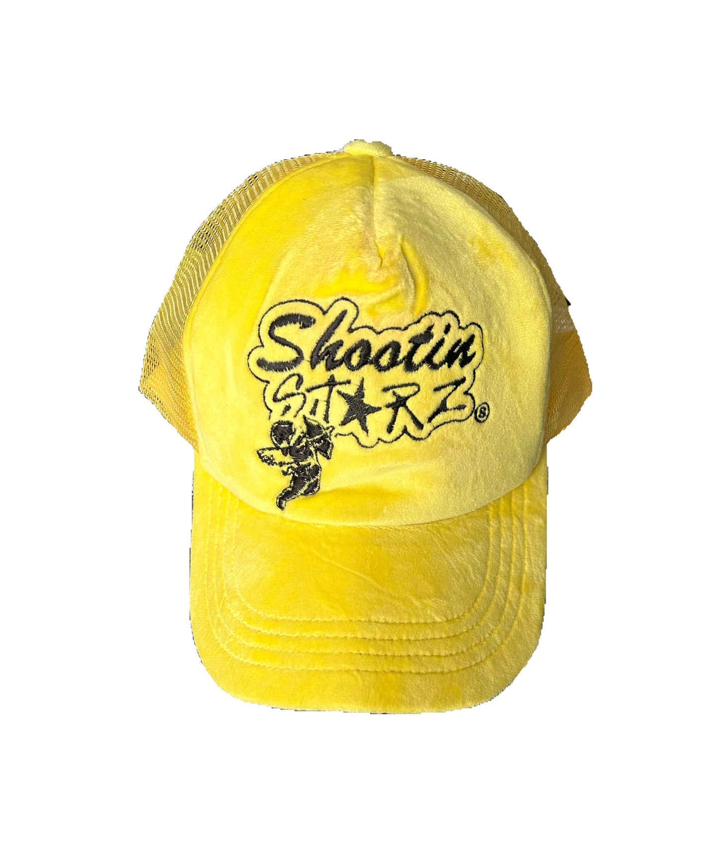 SHOOTIN STARZ VELOR TRUCKER HAT