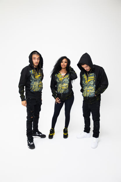 Shootin Starz X Still Grinding Exclusive Zip Up Hoodie